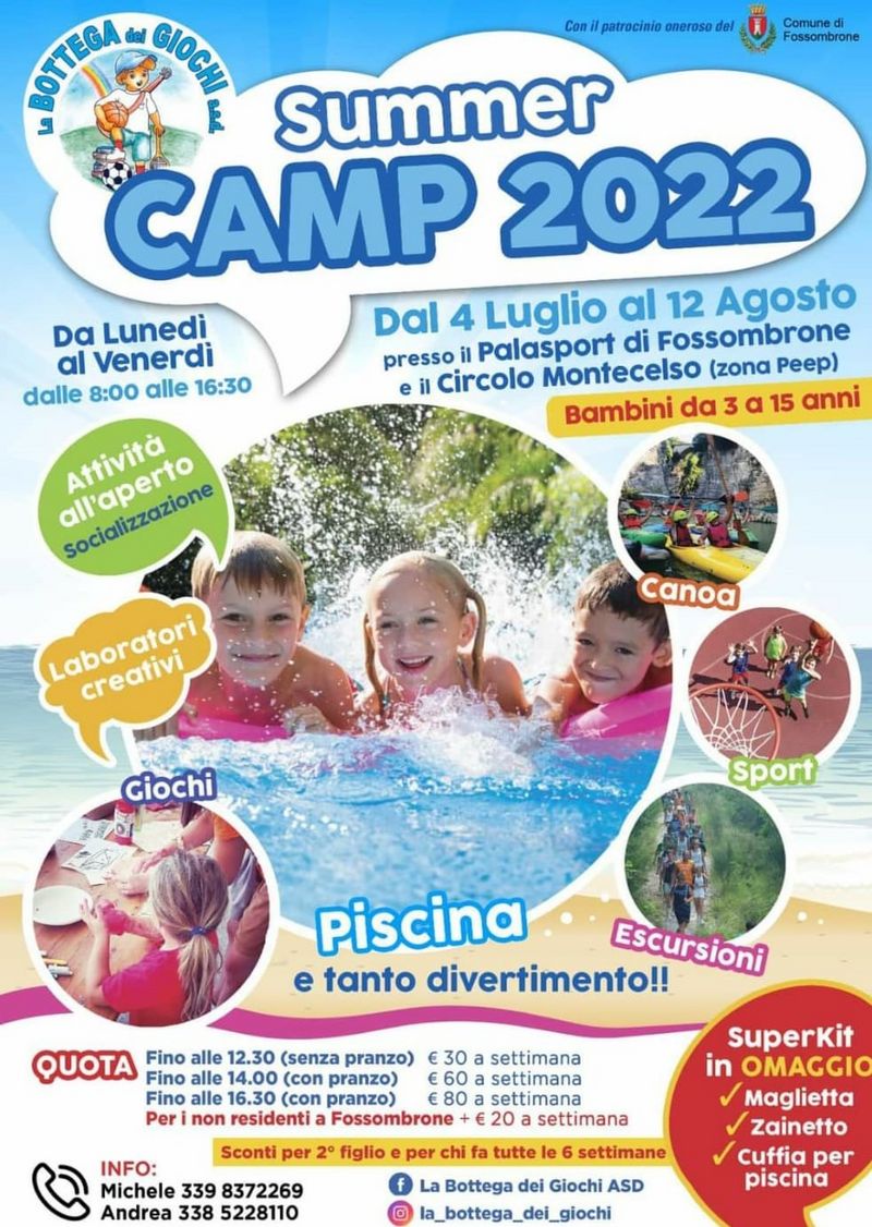 locandina Summer Camp 2022